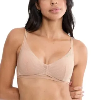 Triumph Breathe and Lift Smart PU soft-bh beige Beige,Zwart,Blauw