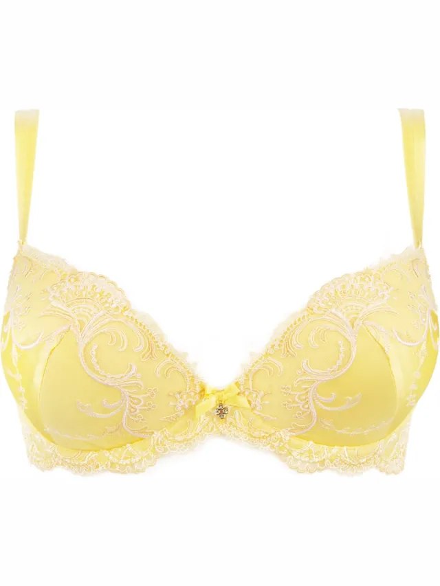 Lise Charmel Splendeur Soie - Push up BH - vanille - ACC8580 - EU 75B / FR Geel