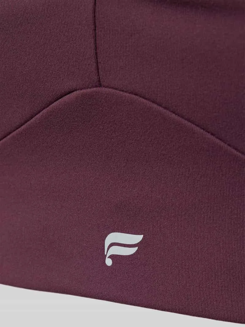 Fabletics sport-bh met logoprint model 'PURELUXE LONGLINE' bordeaux, foto 3