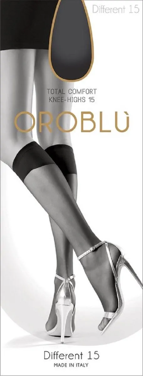 Oroblu Kniekous Oroblu mibas different 15 d-Zwart-39/41