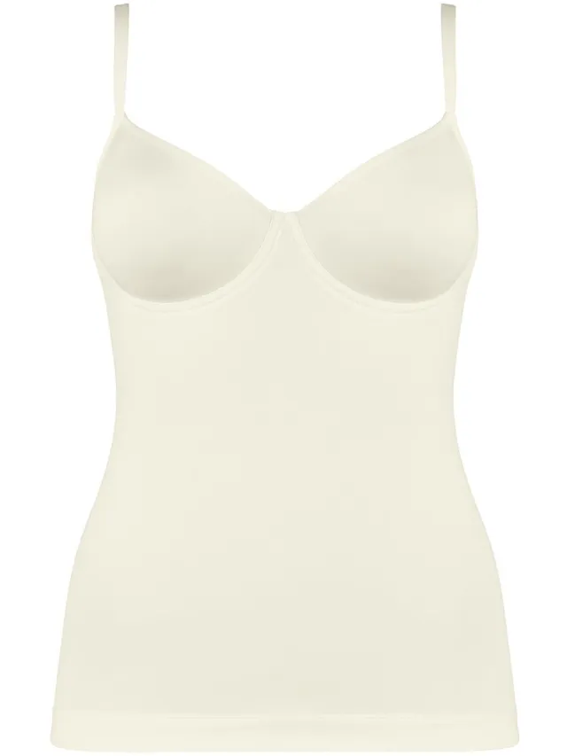 Nina von C. Nina von C BH hemdje met beugel zonder vulling - Secret shape - Zwart - Wit - Creme