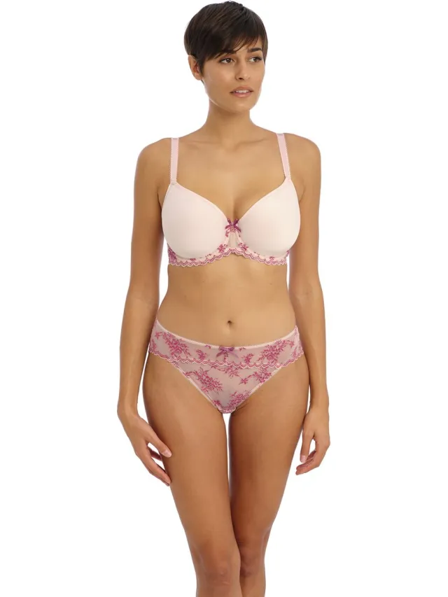 Freya OFFBEAT DECADENCE UW MOULDED SPACER BRA Dames Beha - Vintage Rose Oud Roze