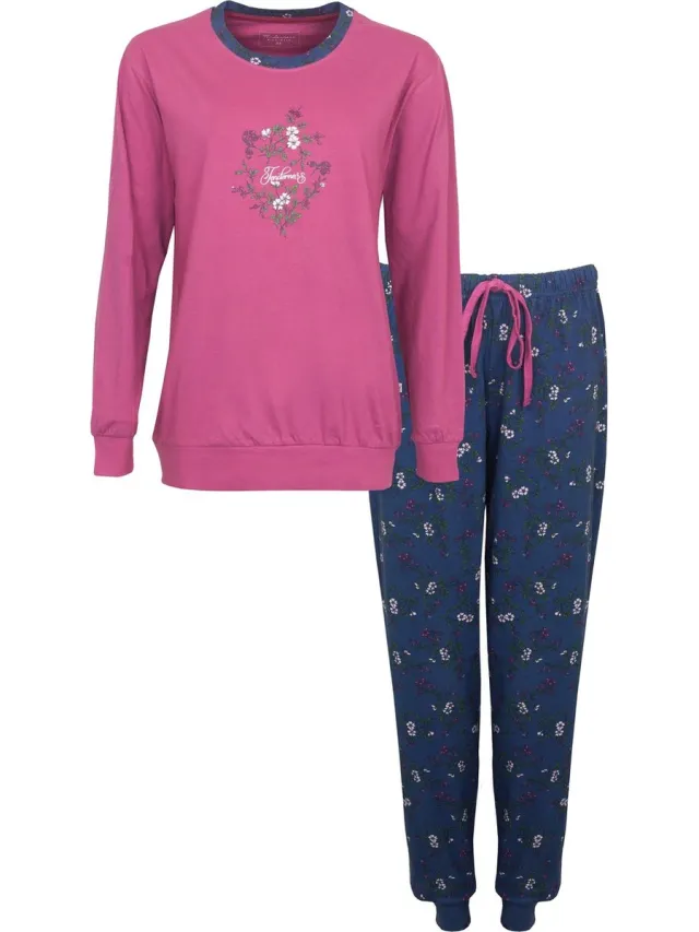 Tenderness Dames Pyjama - 100% Katoen - Roze