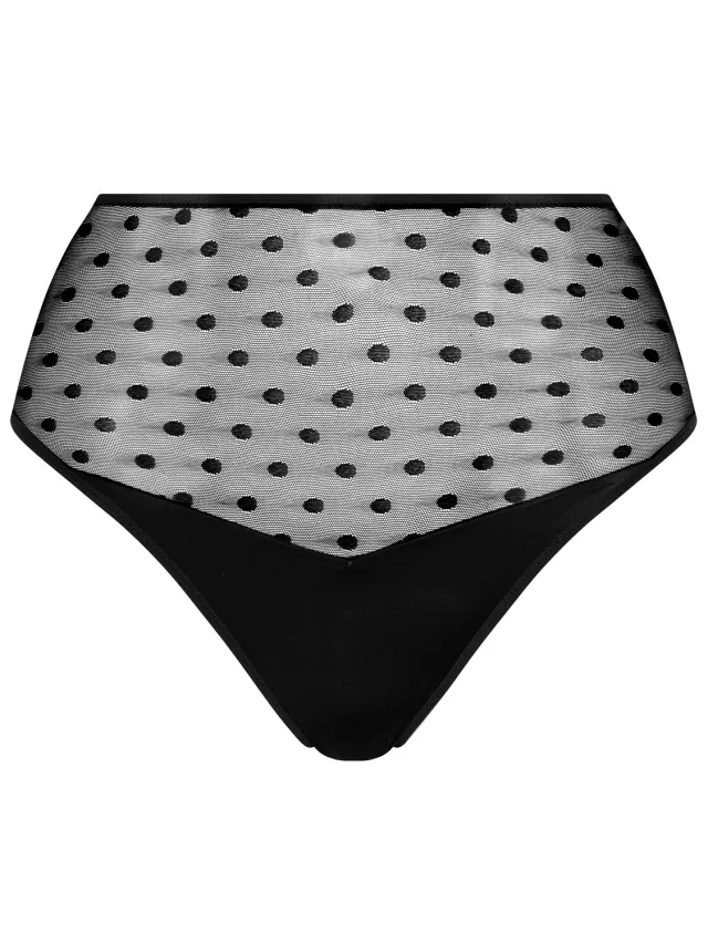 Lisca Retro hoge taille slip zwart