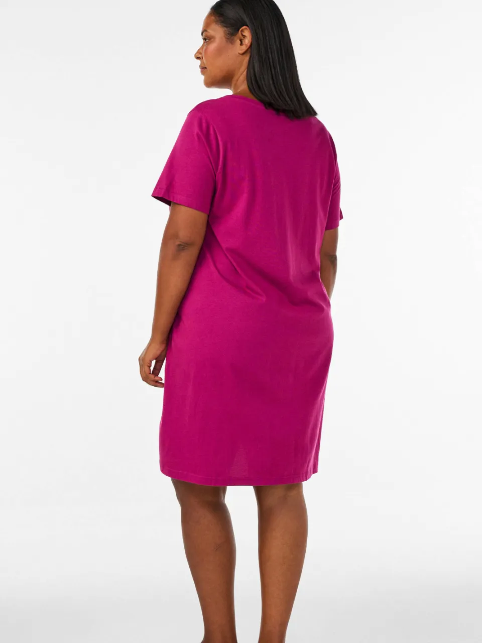 Zizzi nachthemd fuchsia, foto 5