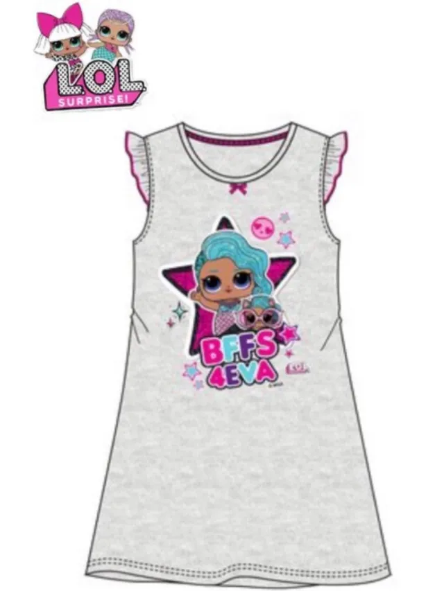 L.O.L. Surprise! LOL Surprise nachthemd - pyjama - grijs - maat 110 / 5 jaar