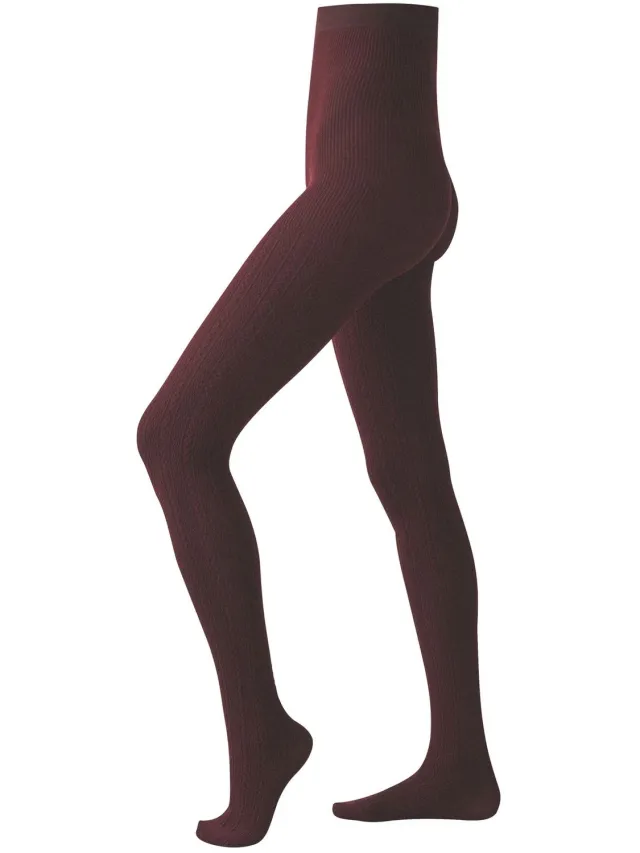 Next Dames - Warme kabelgebreide maillot - Rood Burgundy Red