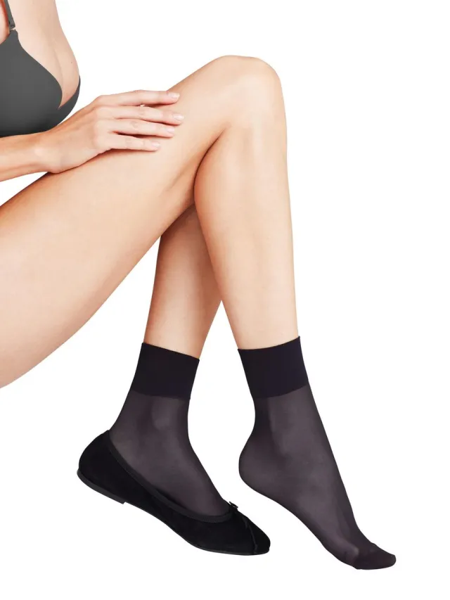 Falke Pure Matt Pantykousje - 20 Den - Zwart-42