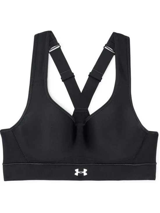 Under Armour Warp Knit High Impact Bra Dames Sport BH - Zwart