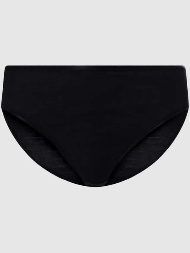 Hanro Slip van katoen - naadloos, model 'Cotton Seamless' zwart, foto 2