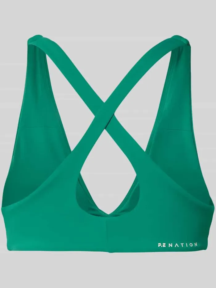P.E Nation slim fit sport-bh met logodetail groen, foto 2