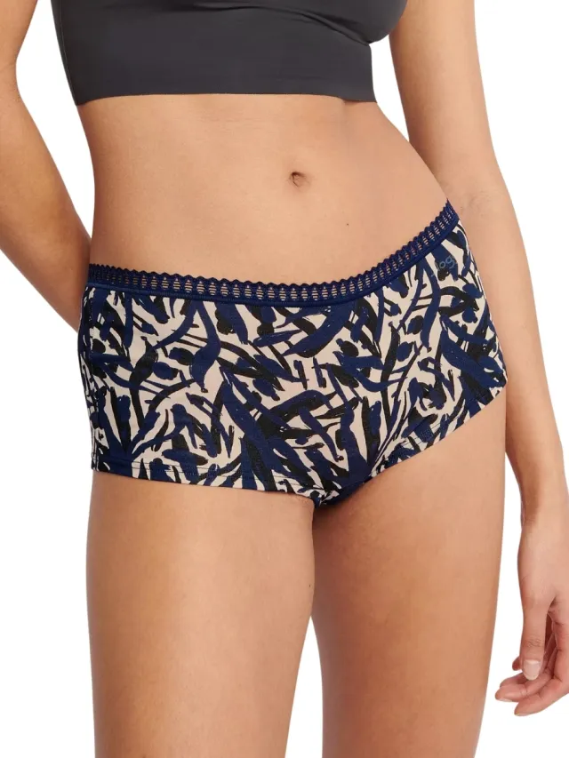 Sloggi Go crush short 3-pack m008 colour Blauw