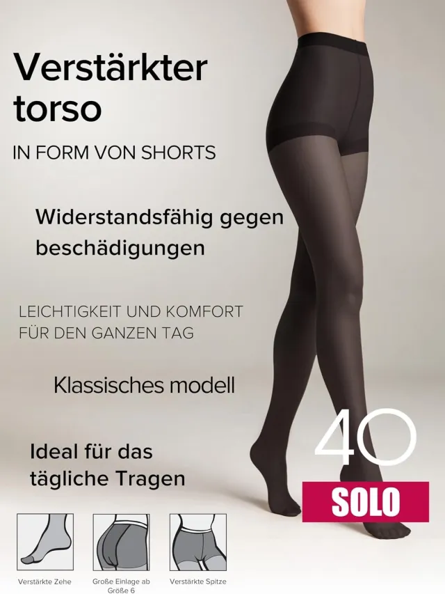 Elegant Conte Conte Elegant Dames Panty 2-Pack Semi-Mat 40 Den - Zwart