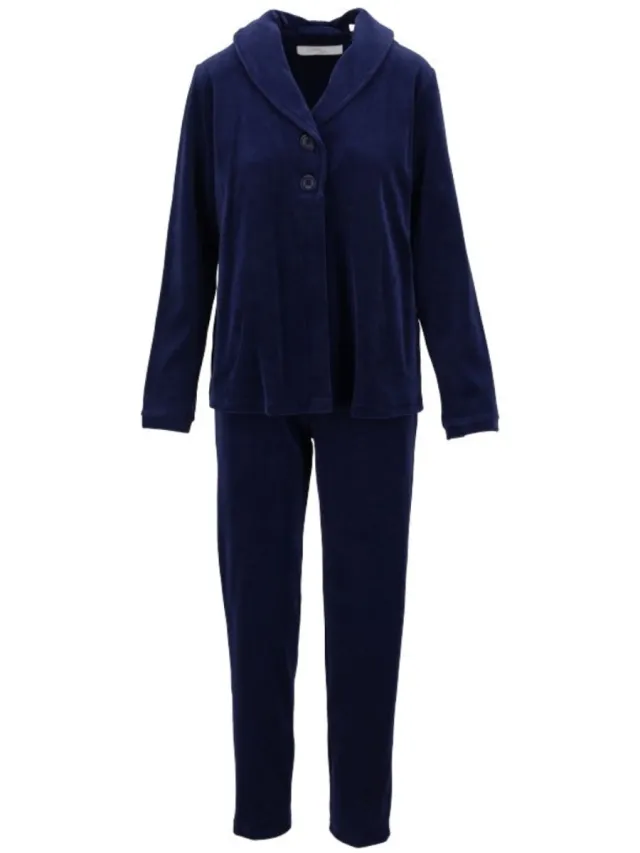 Ringella Nicki dames lounge set nachtblauw Ringella - Blauw - Maat - 42