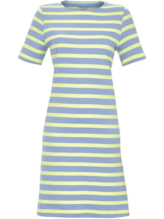 Ringella Summerstripe – Nachtkleed – 6211039 – Lavendel – Blauw