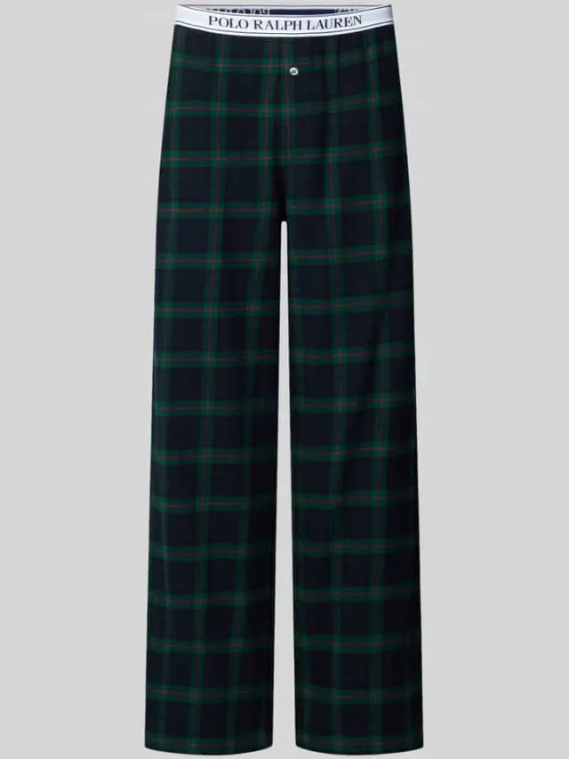 Polo Ralph Lauren Relaxed fit pyjamabroek van puur katoen Donkergroen