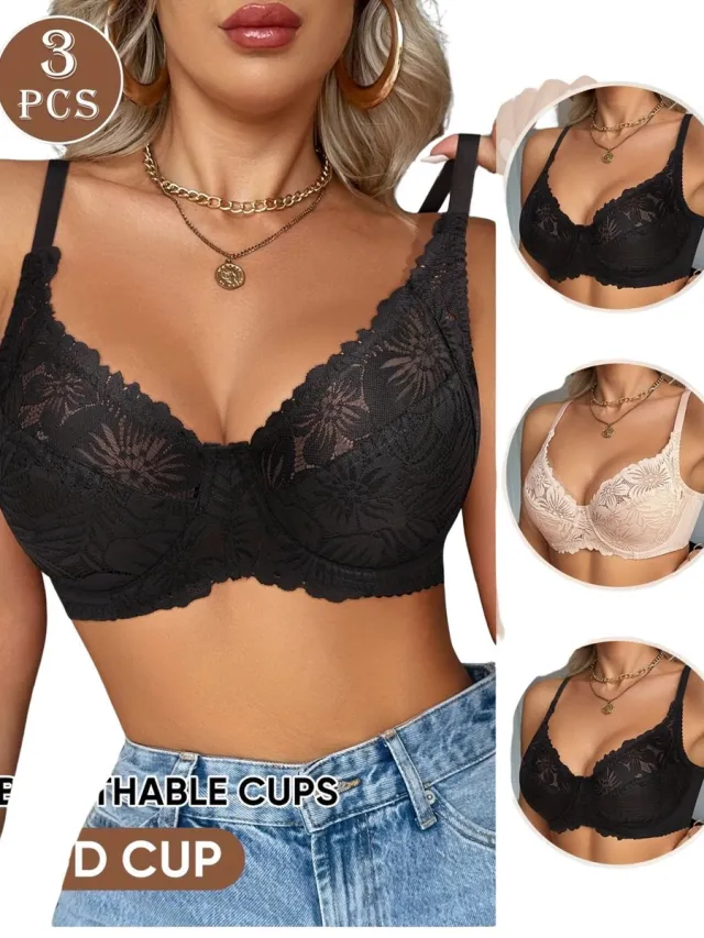 Currero BH Zonder Beugel - Strapless - Zonder Bandjes - Met Voorsluiting - Push-up Bh's - Comfort Beha - Comfortabel - Grote Sluiting - Veelkleurig 2 - Cupmaat