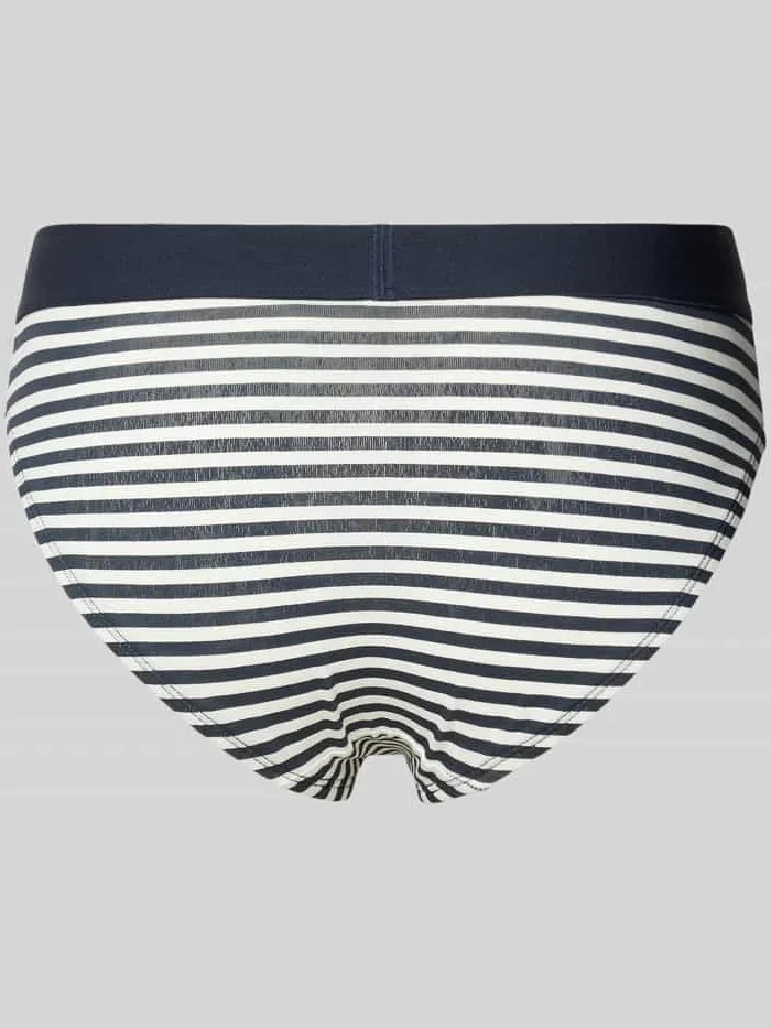 Marc O'Polo Slip met elastische band met logo in een set van 3 stuks donkerblauw, foto 2
