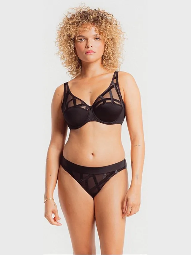 Louisa Bracq Serie Beugel Bh 47101 471 NOIR - maat EU 90C / FR Zwart