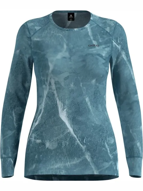 Odlo Active Warm X Frozen Lake Bl thermoshirt turkoois