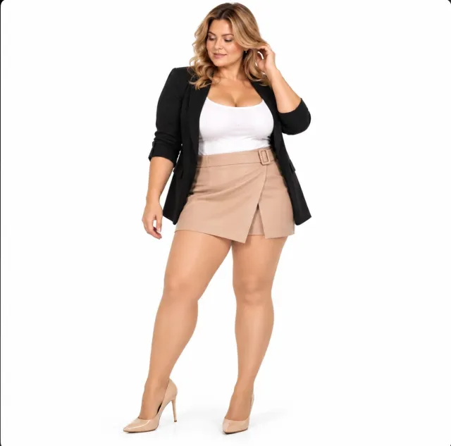 Giulia Positive Style 20 - Panty - Grote Maten - Plus Size - Maatje Meer - 20 Denier - 3XL - Daino - Beige