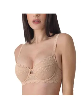 Sassa Dirndl Push-Up Lace Bra Beige,Wit