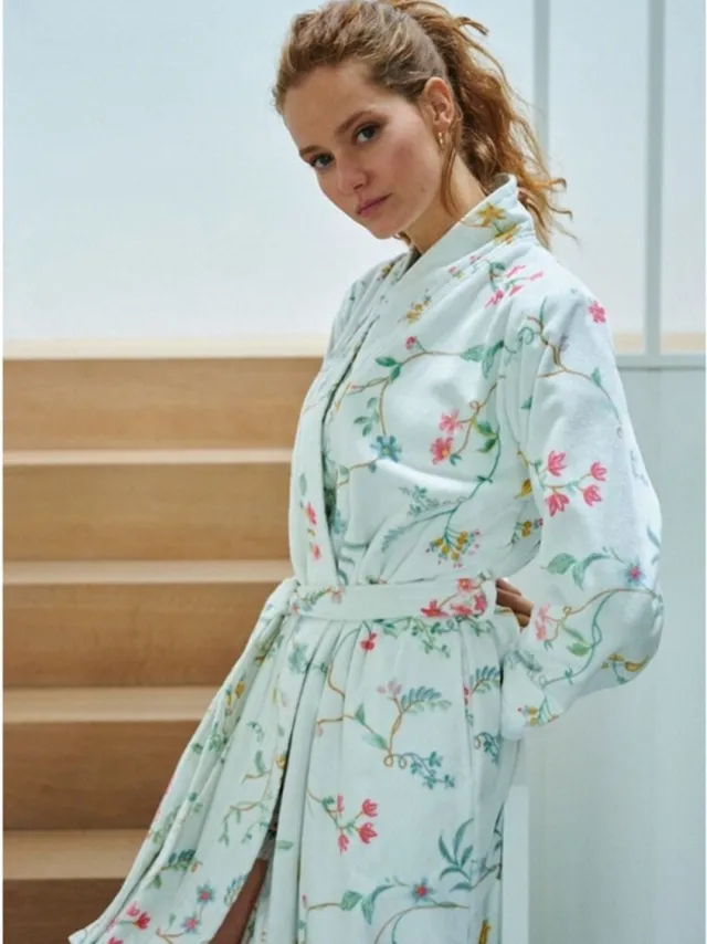 Pip Studio Les Fleurs Badjas - Wit