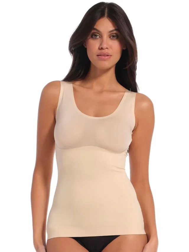 MAGIC Bodyfashion Tone Your Body Tanktop Dames Corrigerend ondergoed Latte