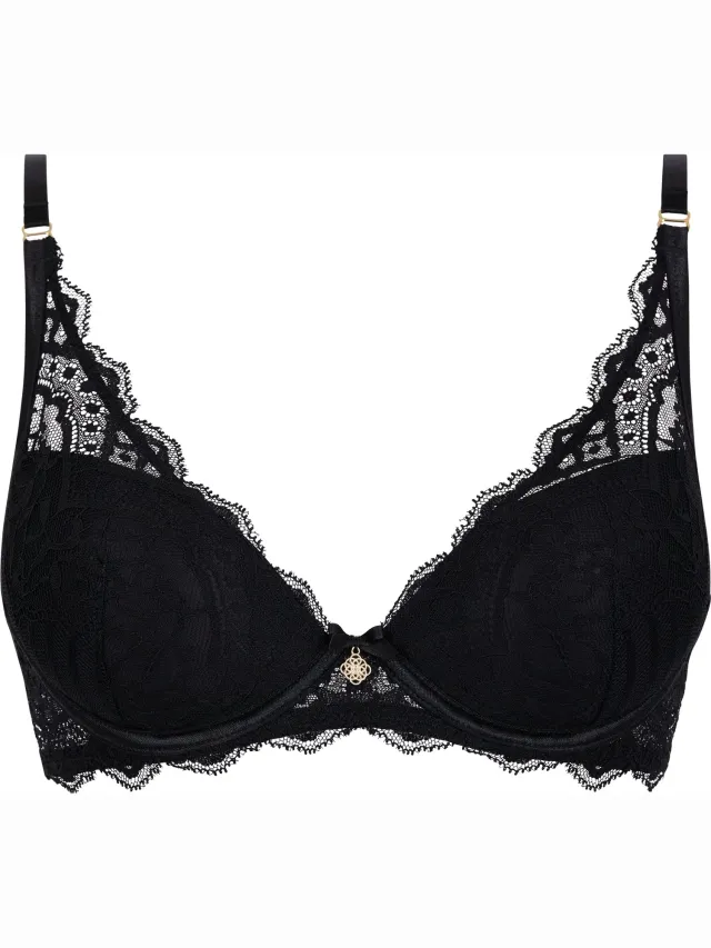 Aubade love vertigo-zwart- push up- 80/95C