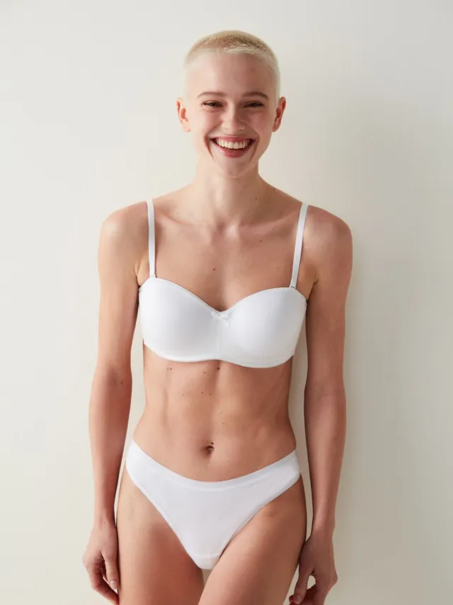 Penti Ondersteunende Bralette Met Verwijderbare Bandjes Wit