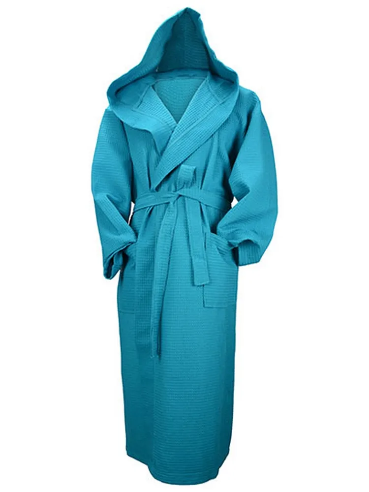 ARTG Dames/Dames Robezz Wafel ochtendjas met capuchon (Diep Blauw), foto 2