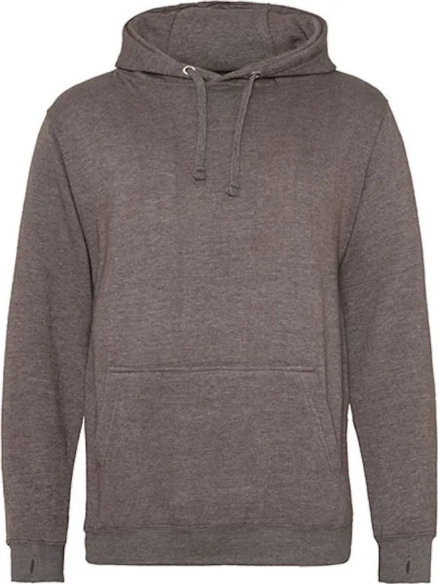 Just Hoods Street Hoodie JH020 - Charcoal (Heather)