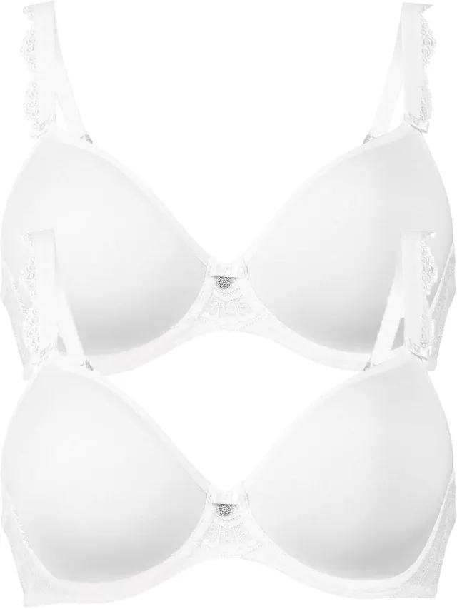 Anita 2-pack beugel-BH met spacer-cups Selma Wit Wit