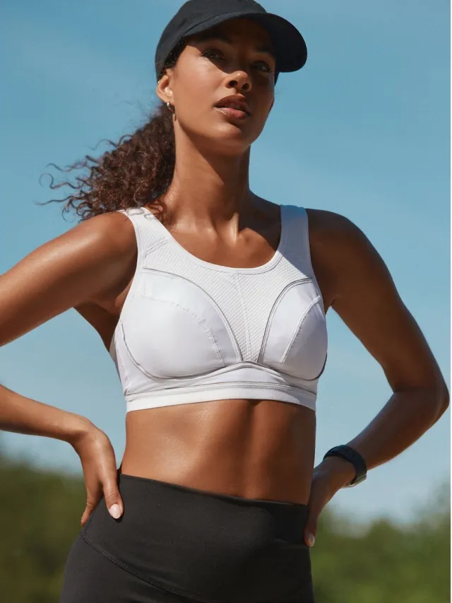 Next Dames - Active high-impact Dry Tech B-G beha zonder vullingen - Wit White