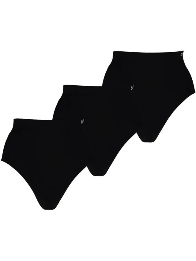 Apollo high waist slip bamboe zwart, foto 2