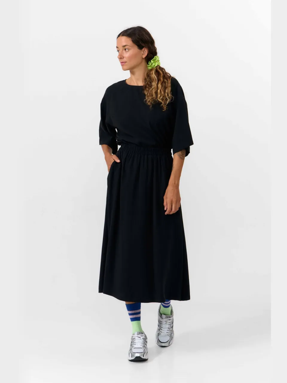 SUITE13LAB dames vegan Rok Adaja Zwart, foto 2