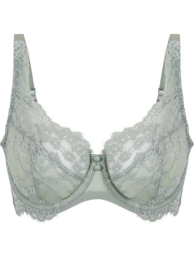 Hunkemöller Dames Lingerie Niet-voorgevormde beugel bh Daisy - Groen