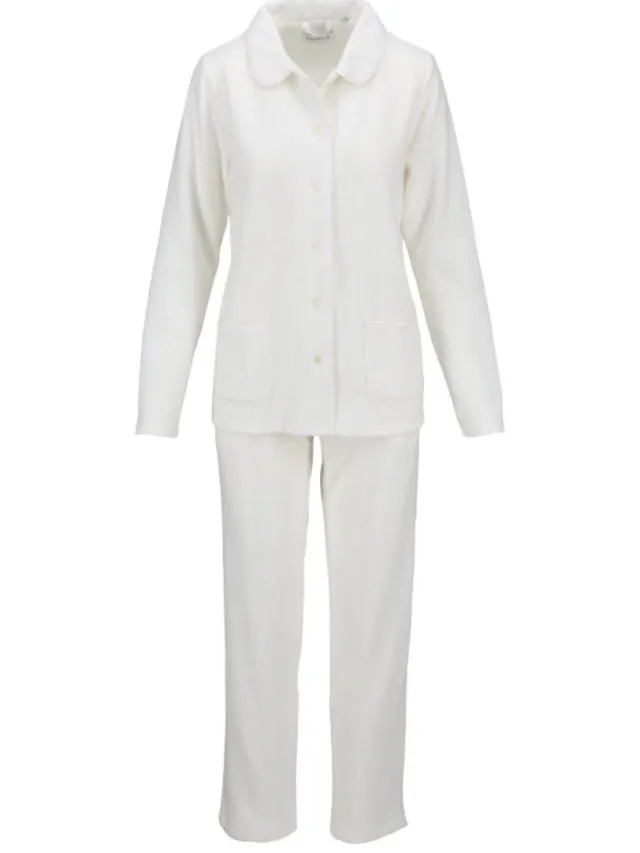 Ringella Waffle dames pyjama champagne Ringella - Beige - Maat - 42