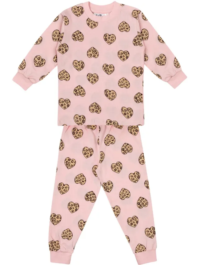 Fun2Wear Pyjama leo Heart Roze
