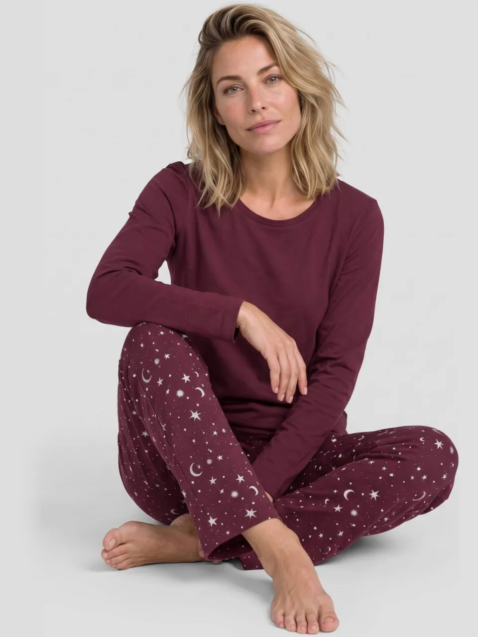 Dreamcovers pyjamaset bordeaux, foto 3