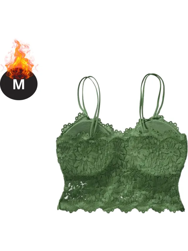 Livano BH Zonder Beugel - Zonder Bandjes - Push-up Bh's - Comfort Beha - Comfortabel - Groen