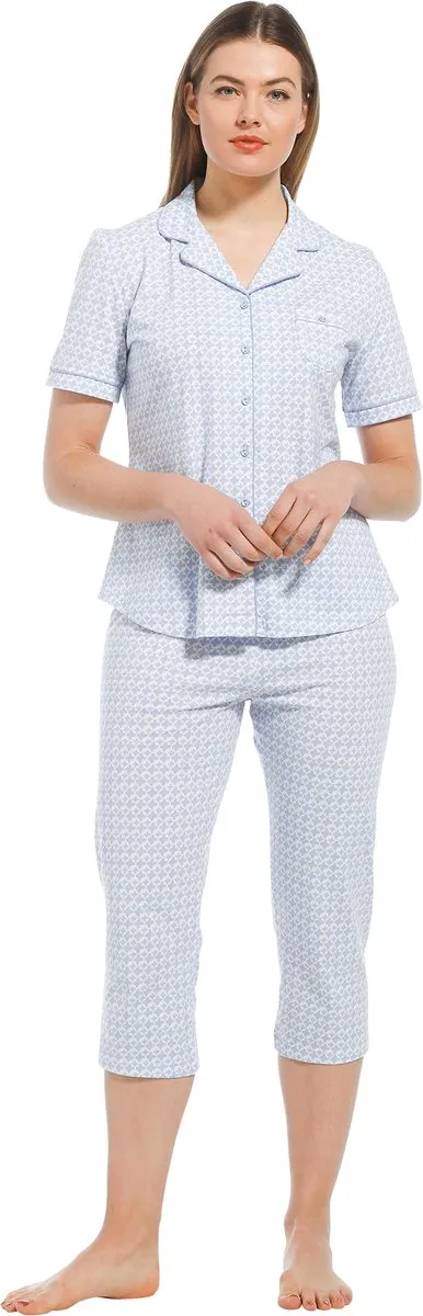 Pastunette Soft Blue - Dames Pyjamaset - Blauw