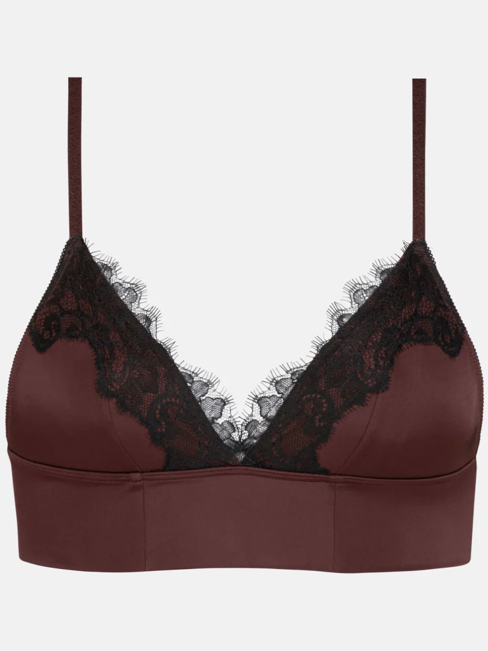 Mey Triangel-beha Serie Poetry Glossy Luxe Hot Maroon bruin, foto 2