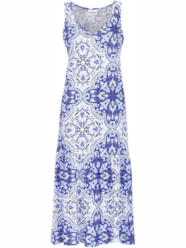 Ringella Elegante blauwe strandjurk Ringella - Blauw - Maat - 40