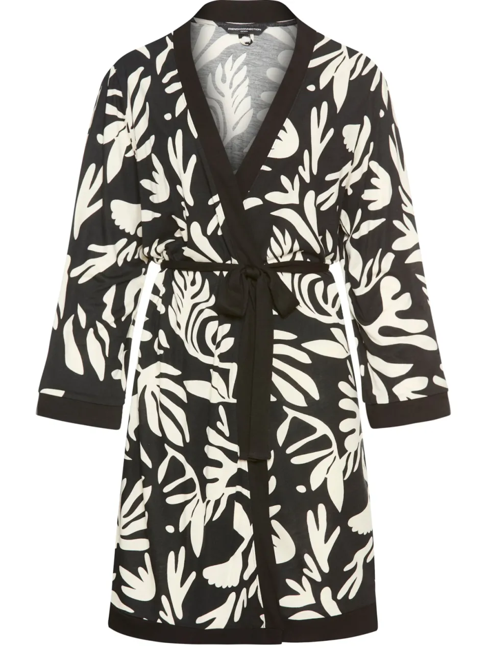 kimono zwart bedrukt, foto 2