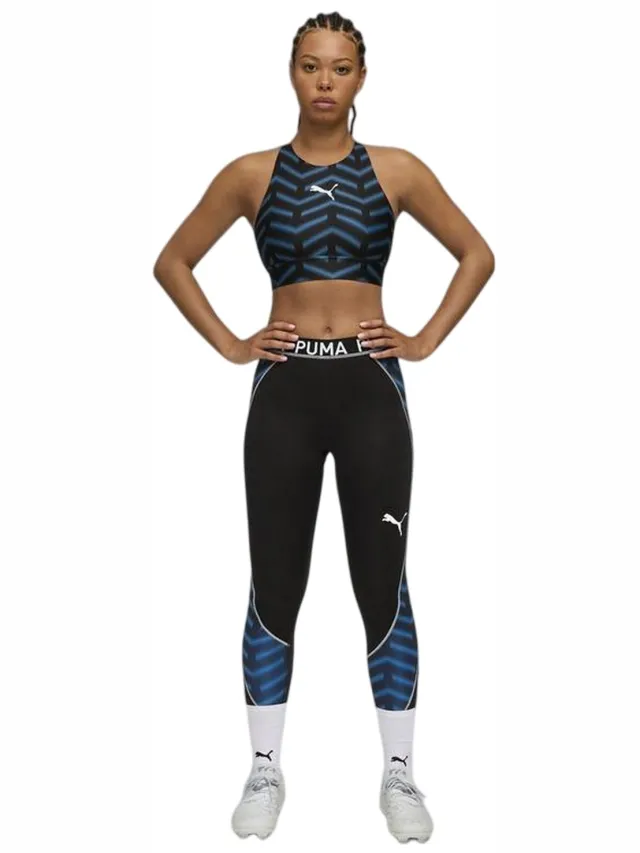 Puma Dames Individualblaze Eversculpt sportbeha (ZWART/BLAUW)