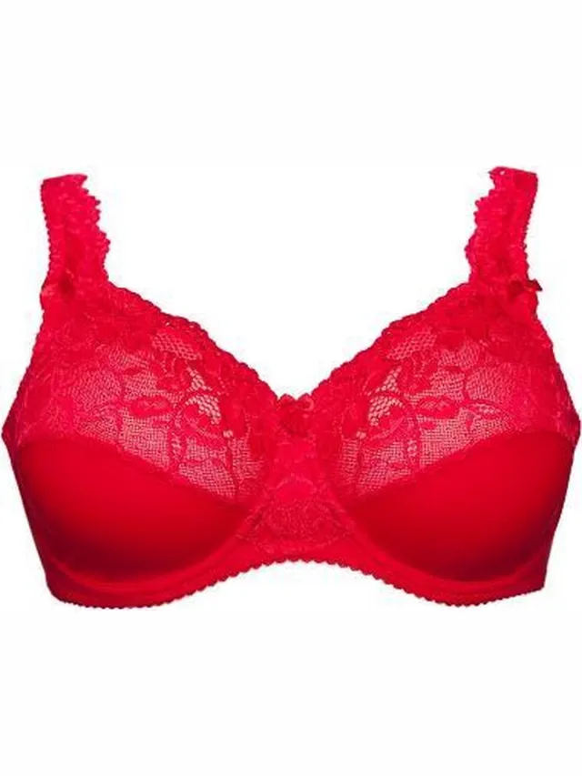 PLAISIR by Ulsoe Plaisir Beate beugel BH rood 90E-grote maten met draagcomfort
