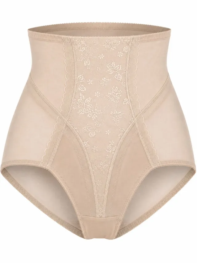 J&C Sterk Corrigerende Hoge Taille Slip met Billenvormende Inzetstukken – Extra Sterke Buik- en Taillecorrectie- Slip Shapewear - Huid Beige