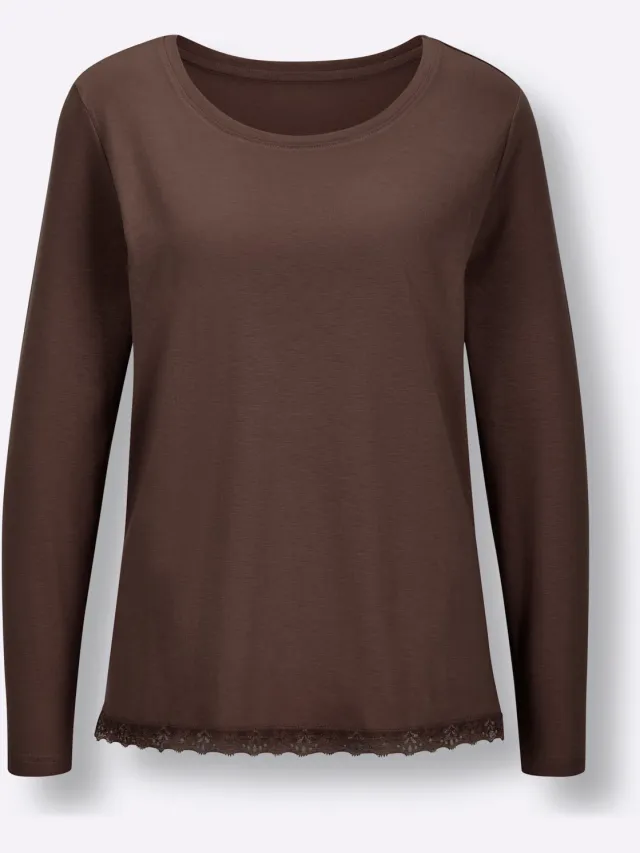 Pyjama-Shirt chocolade, foto 2