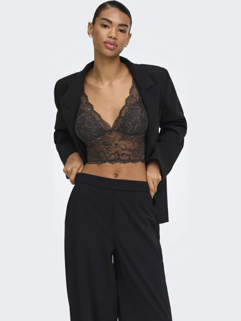 Only Chloe bralette donkerbruin